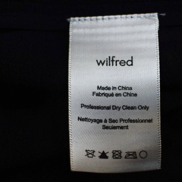 Aritzia Wilfred Chevalier Open Front Slouchy Jacket Blazer Black Sz 8 Minimalist - Picture 8 of 9